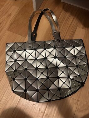 Issey Miyake Bao Bao Charcoal Gray Bag In very good condition